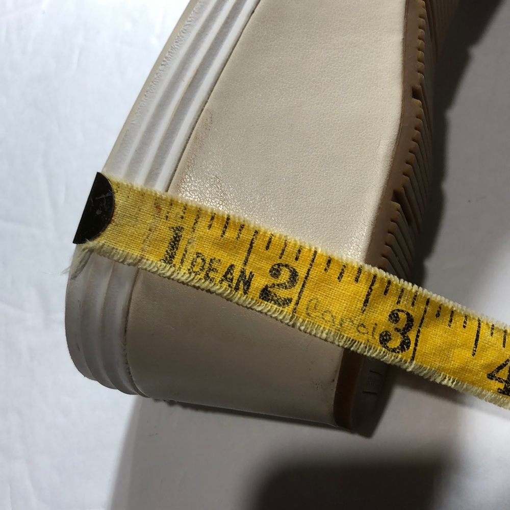 Cole Haan cream wedge sandals size 9 - Picture 12 of 12